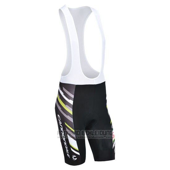 2013 Fahrradbekleidung Cannondale Shwarz Trikot Kurzarm und Tragerhose